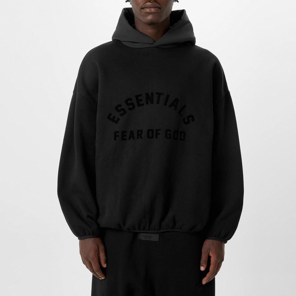 Fear of God Essentials Over The Head Hoodie - Black